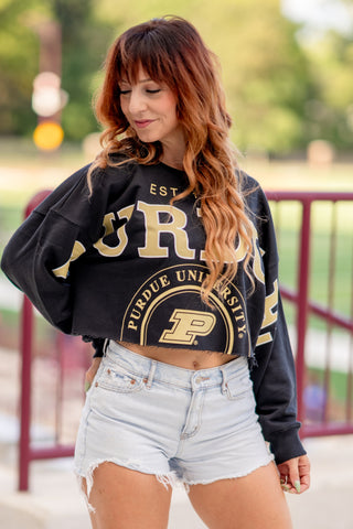 Purdue Crop Long Sleeve