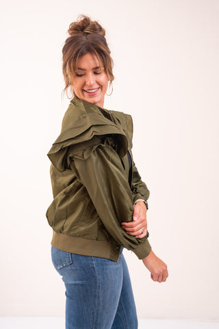 Over the Top Olive Jacket