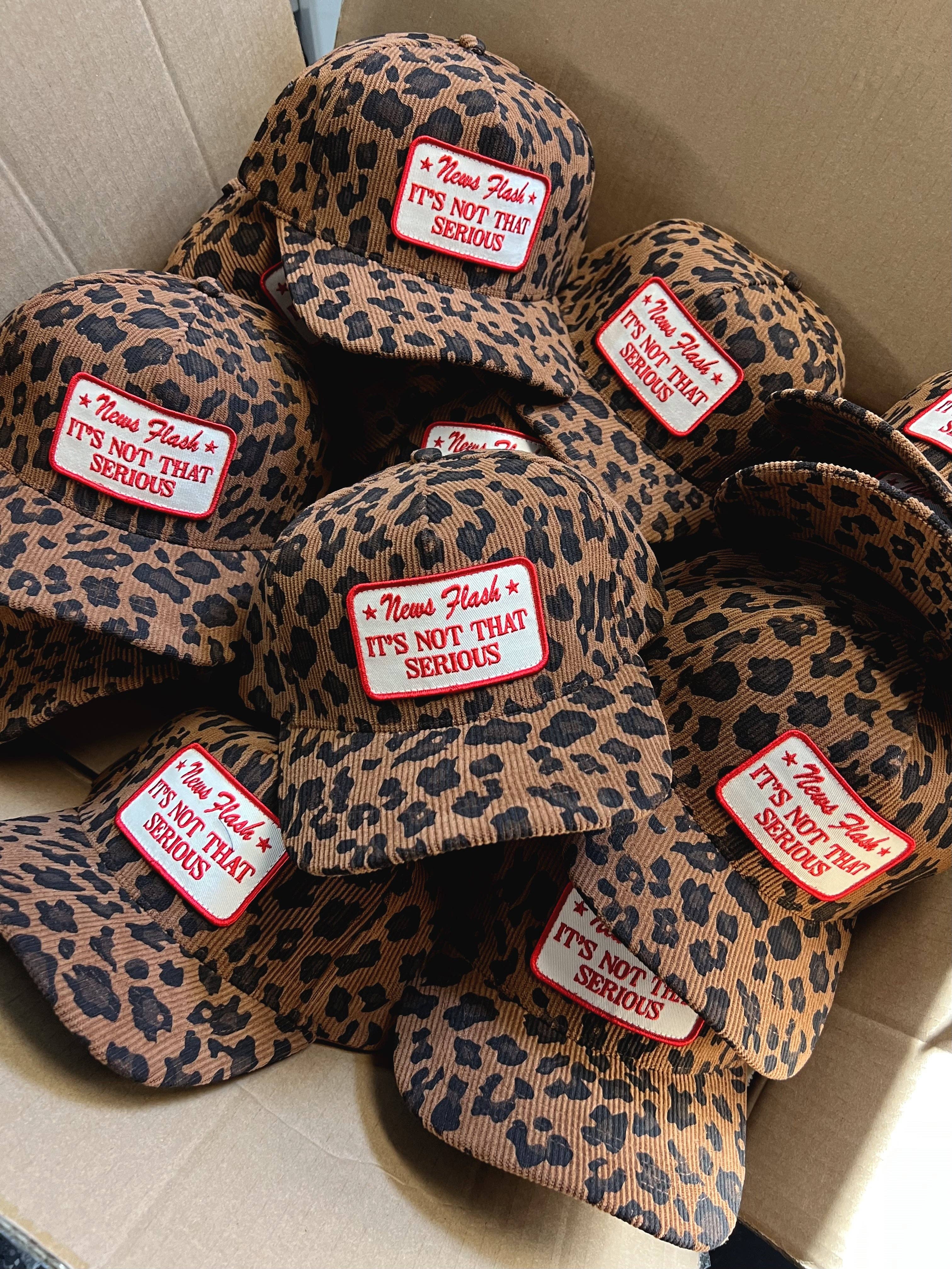 News Flash! Corduroy Patch Hat