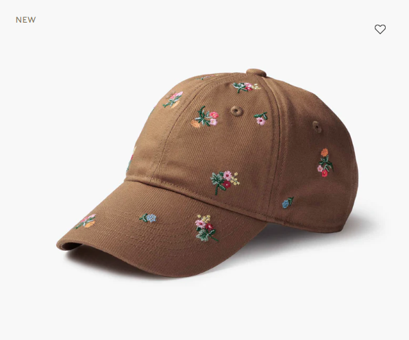 Ditsy Dahlia Baseball Cap