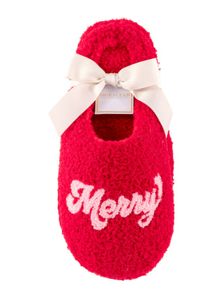 "MERRY MERRY" SLIPPERS
