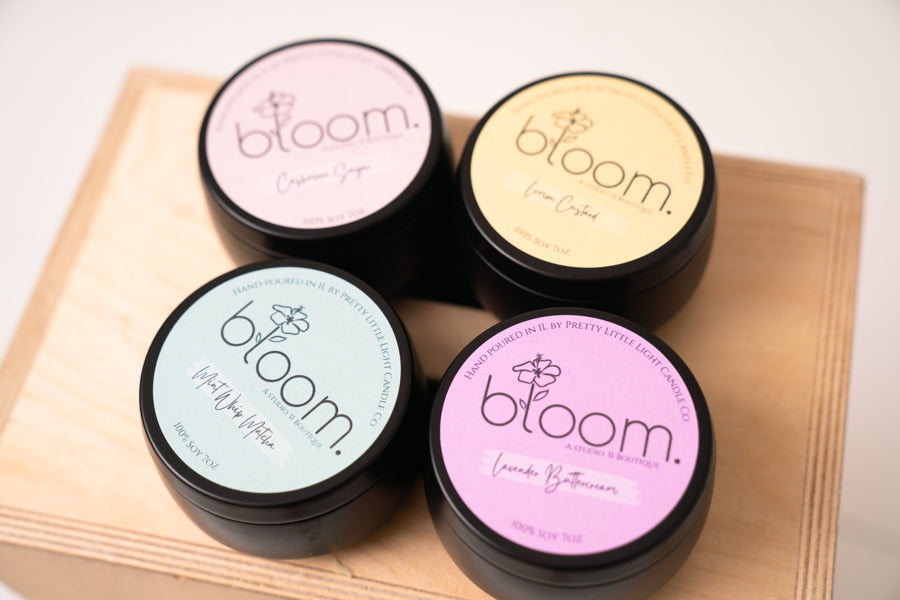 bloom. Candles