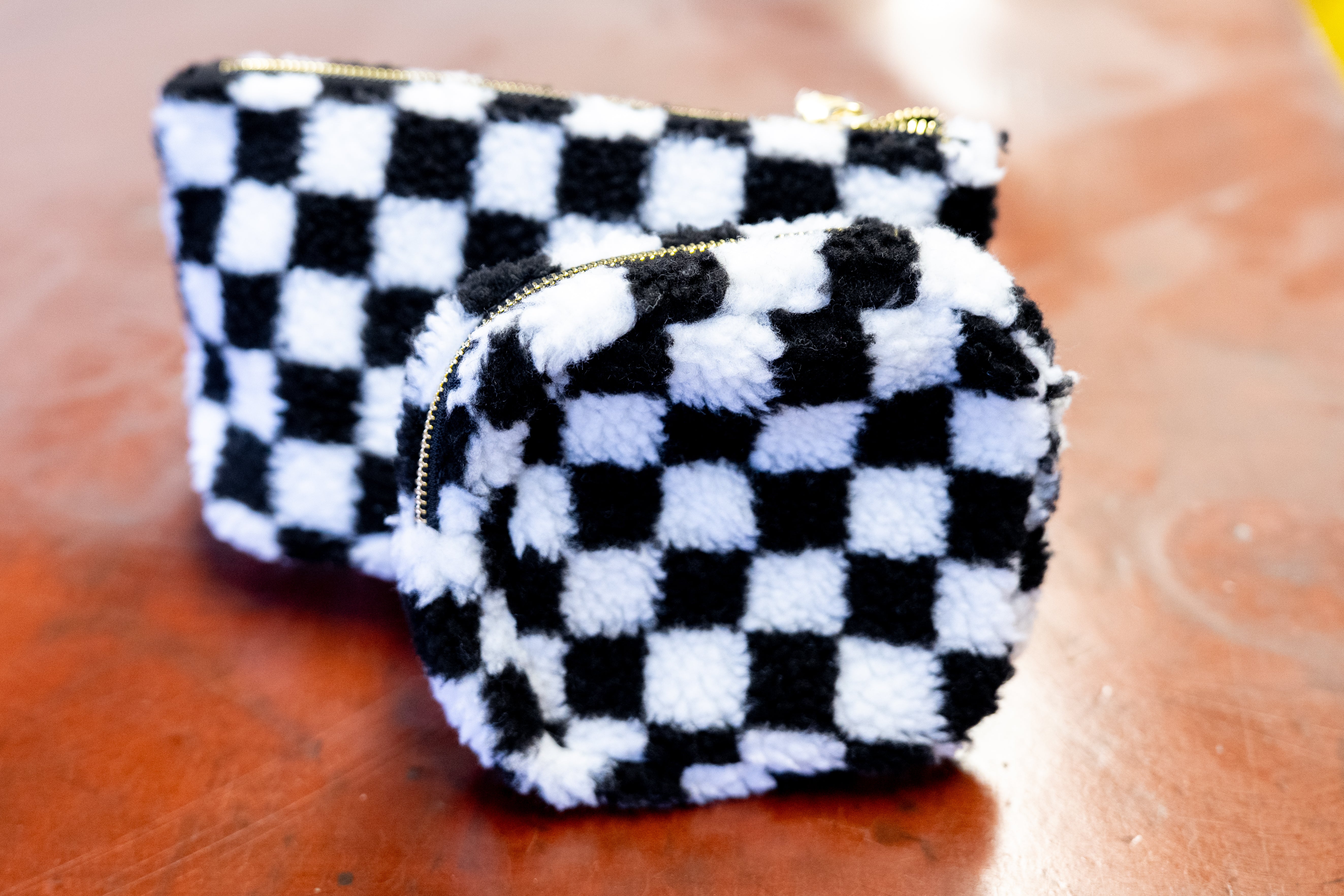Take the Trip Checkered Travel Bag
