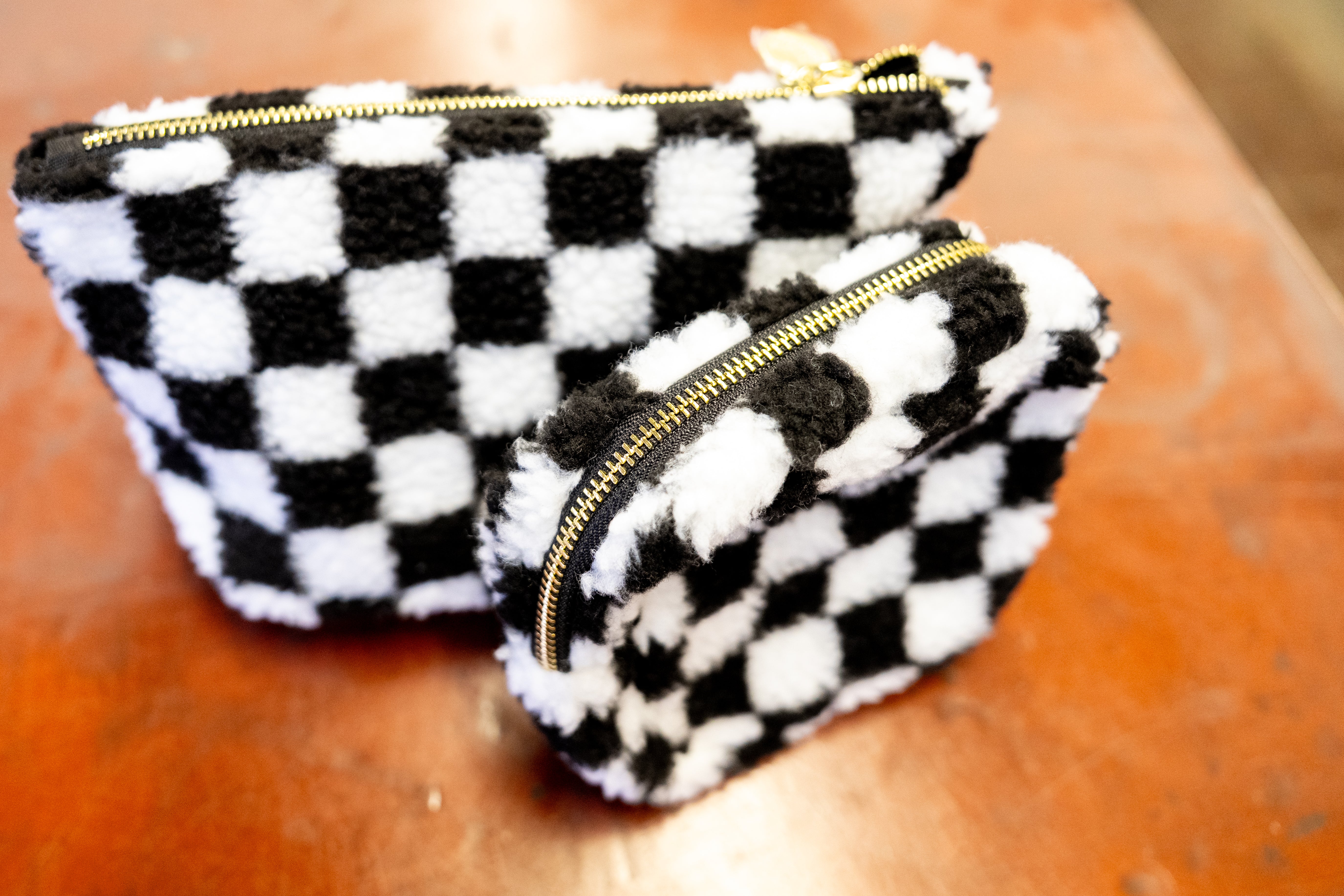 Take the Trip Checkered Travel Bag