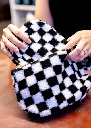 Take the Trip Checkered Travel Bag