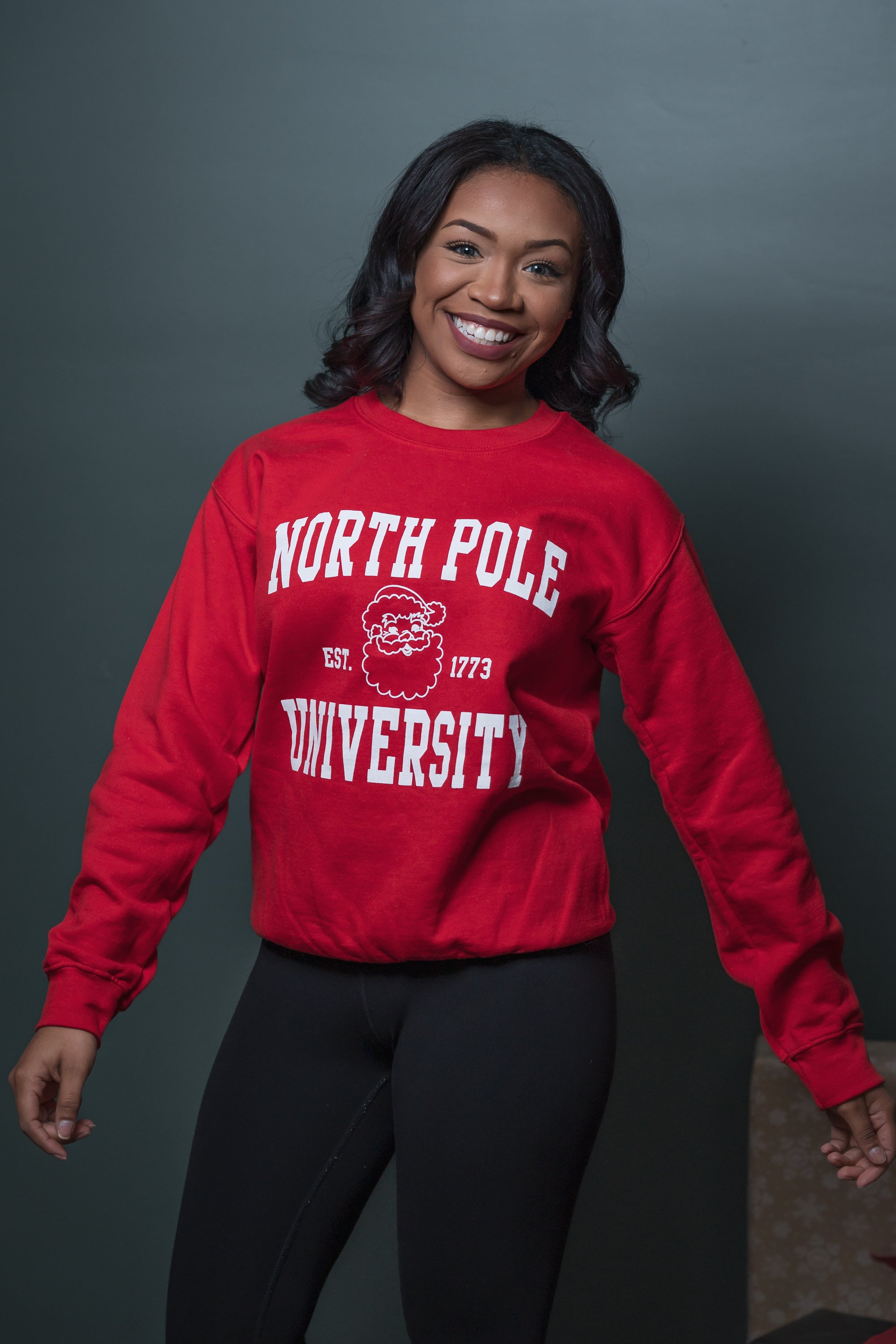 North Pole University Graphic Sweatshirt