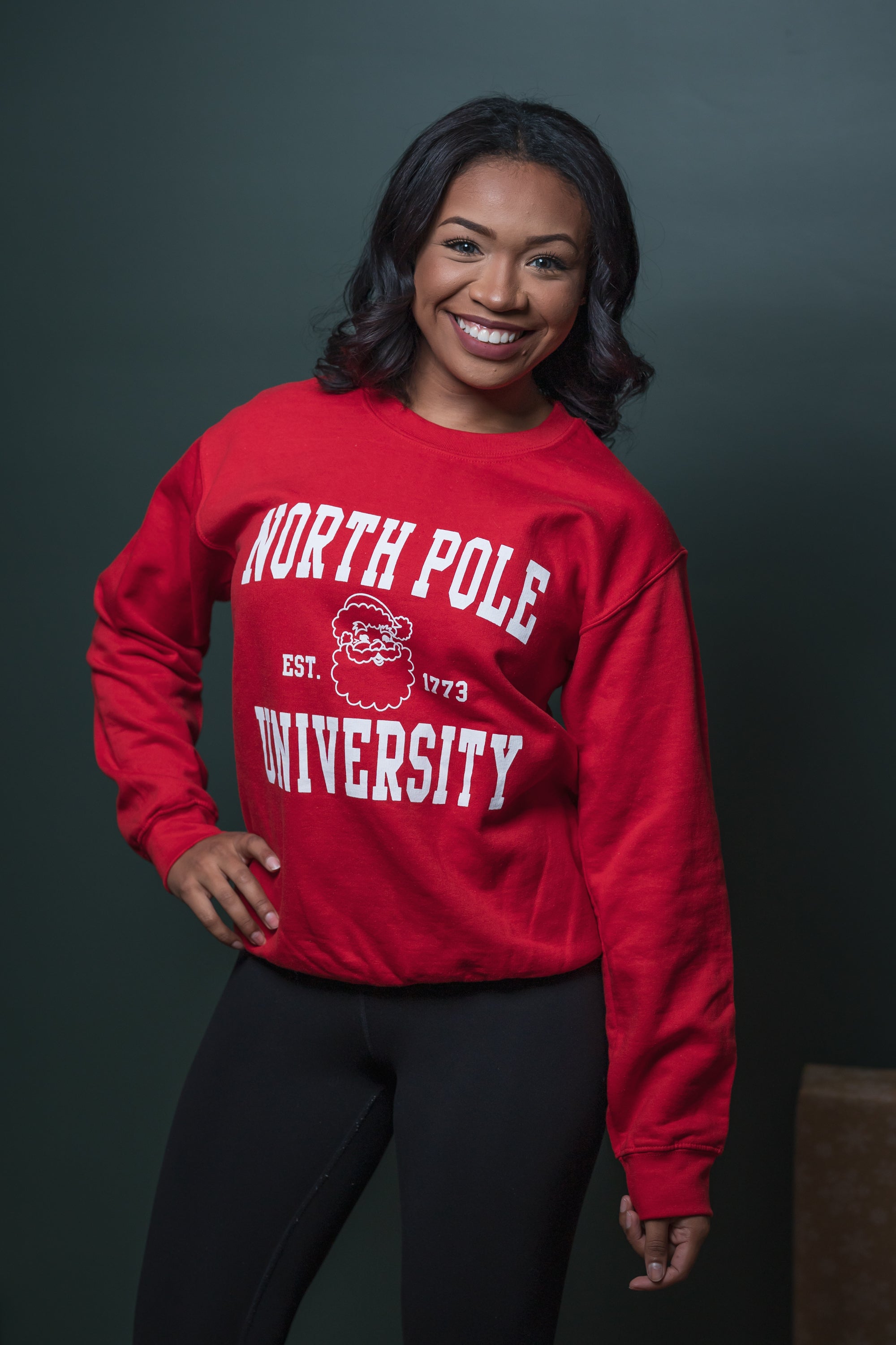 North Pole University Graphic Sweatshirt
